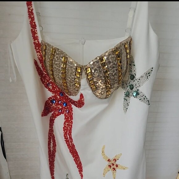 STARFISH BANDAGE MINI DRESS size m - Picture 1 of 9